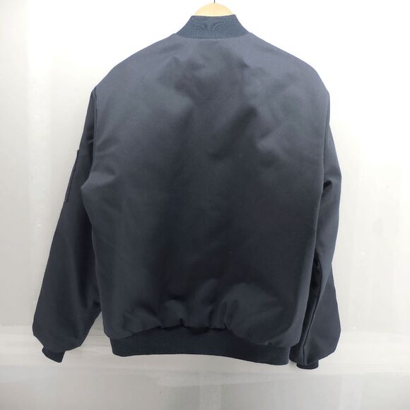 VTG Red Kap Denver Post 80s 90s Mechanic Quilted Jacket Dark Gray Size M Reg - Picture 3 of 6